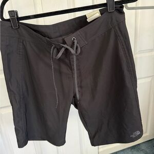 The North Face Black Drawstring board Shorts. NWT